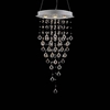 Picture of 38" 3 Light Down Chandelier with Chrome finish