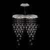 Picture of 38" 6 Light Down Chandelier with Chrome finish