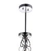 Picture of 38" 6 Light Drum Shade Chandelier with Chrome finish