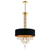 Picture of 38" 6 Light Drum Shade Chandelier with Gold finish