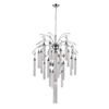 Picture of 38" 7 Light Down Chandelier with Chrome finish