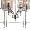 Picture of 38" 6 Light Up Chandelier with Chrome finish
