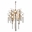 38" 7 Light Down Chandelier with French Gold finish