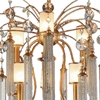 Picture of 38" 7 Light Down Chandelier with French Gold finish