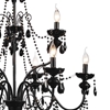 Picture of 38" 9 Light Up Chandelier with Black finish