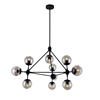 Picture of 39" 10 Light  Chandelier with Black finish