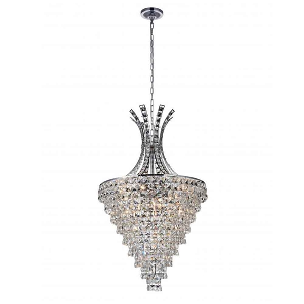 Picture of 39" 13 Light  Chandelier with Chrome finish