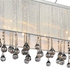 Picture of 40" 14 Light Drum Shade Chandelier with Chrome finish