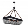 Picture of 40" 6 Light Island Chandelier with Antique Black finish