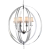 Picture of 40" 6 Light Up Chandelier with Chrome finish