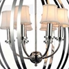 Picture of 40" 6 Light Up Chandelier with Chrome finish