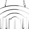 Picture of 40" 9 Light Up Chandelier with Chrome finish