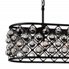 Picture of 41" 6 Light  Chandelier with Black finish