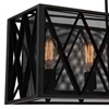 Picture of 41" 6 Light Up Chandelier with Black finish