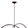 Picture of 42" 12 Light Up Chandelier with Brown finish