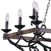 Picture of 43" 12 Light Candle Island Light with Gun Metal finish