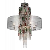 Picture of 43" 15 Light Drum Shade Chandelier with Chrome finish
