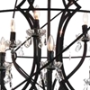 Picture of 44" 12 Light Up Chandelier with Brown finish
