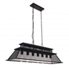 Picture of 44" 7 Light Island Chandelier with Reddish Black finish