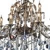 Picture of 45" 12 Light Up Chandelier with Antique Brass finish