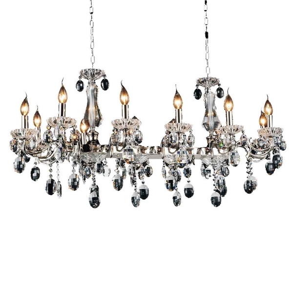 Picture of 46" 12 Light Up Chandelier with Chrome finish