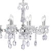 Picture of 46" 12 Light Up Chandelier with Silver finish