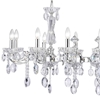 Picture of 46" 12 Light Up Chandelier with Silver finish