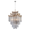 Picture of 46" 14 Light Down Chandelier with Gold finish