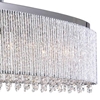 Picture of 46" 7 Light Drum Shade Chandelier with Chrome finish