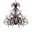47" 12 Light Candle Chandelier with Dark Bronze finish