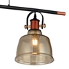 Picture of 47" 3 Light Pool Table Light with Black & Copper finish