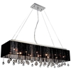 Picture of 48" 17 Light Drum Shade Chandelier with Chrome finish