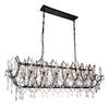 Picture of 49" 21 Light Up Chandelier with Dark Brown finish