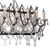 Picture of 49" 21 Light Up Chandelier with Dark Brown finish