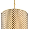 Picture of 49" 8 Light Drum Shade Chandelier with French Gold finish