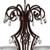 Picture of 50" 10 Light Candle Chandelier with Dark Bronze finish