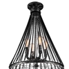 Picture of 52" 12 Light  Chandelier with Gray finish