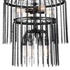 Picture of 52" 12 Light  Chandelier with Gray finish
