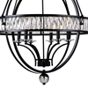 Picture of 53" 6 Light  Chandelier with Black finish