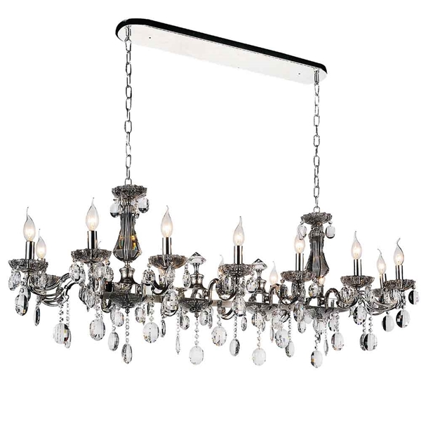 Picture of 54" 14 Light Up Chandelier with Chrome finish