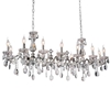 Picture of 54" 14 Light Up Chandelier with Pearl White finish