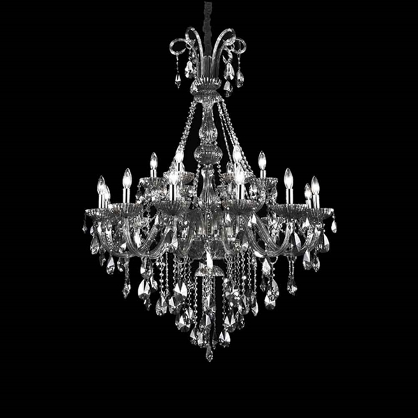 Picture of 54" 18 Light Up Chandelier with Chrome finish