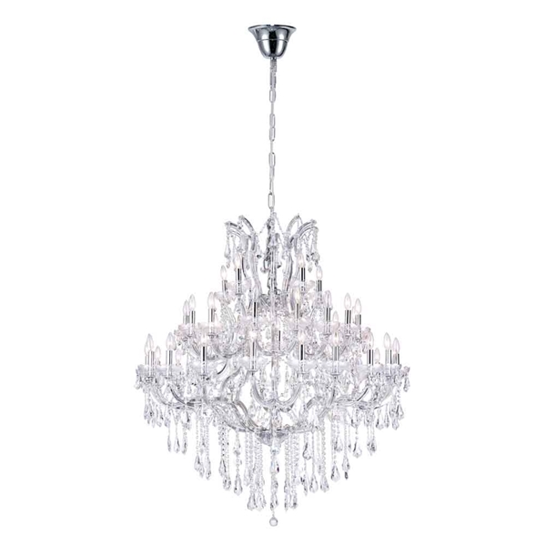 Picture of 56" 41 Light Up Chandelier with Chrome finish