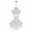 57" 34 Light Up Chandelier with Chrome finish