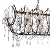 Picture of 58" 24 Light Up Chandelier with Dark Brown finish
