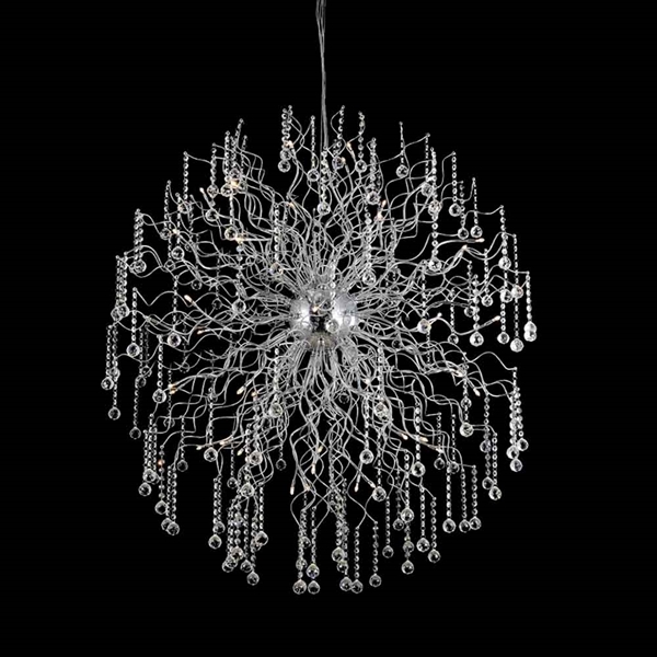 Picture of 59" 48 Light  Chandelier with Chrome finish