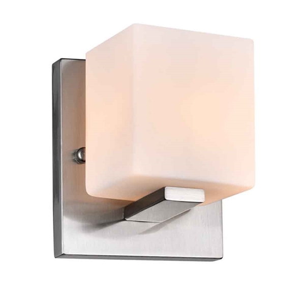 Picture of 6" 1 Light Bathroom Sconce with Satin Nickel finish