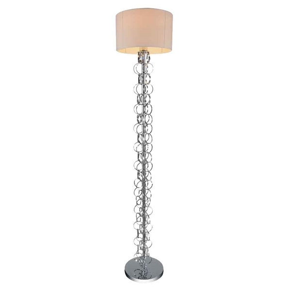 Picture of 60" 1 Light Floor Lamp with Chrome finish