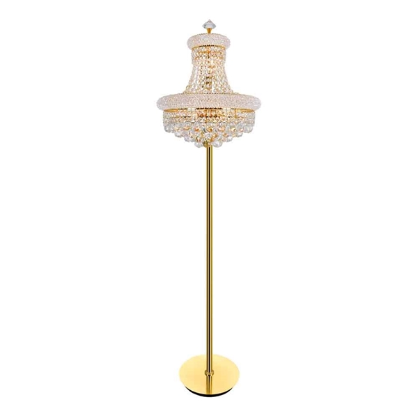 Picture of 68" 8 Light Floor Lamp with Gold finish