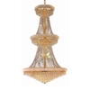 Picture of 69" 38 Light Down Chandelier with Gold finish